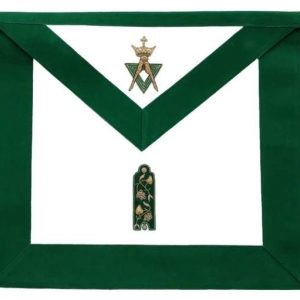 Allied Masonic Degree AMD Embroidered Officer Apron - Junior