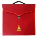 Masonic MM/WM and Provincial Full Dress Past Master Red Apron Cases II