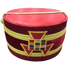 Royal Arch Past High Priest PHP Emblem Cap Red