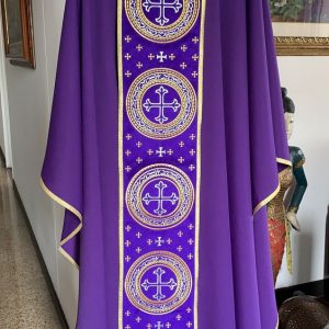 hand embroidered vestment